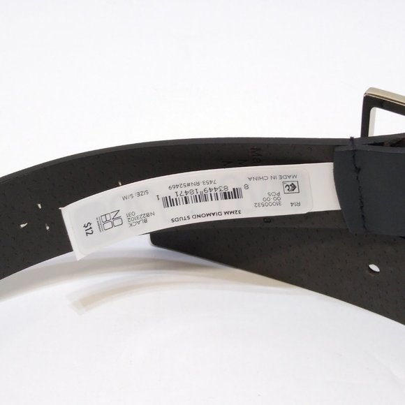 No Boundaries Diamond Shape Studded Belt S/M Adjustable Women's Edgy Style NWT - Picture 4 of 5